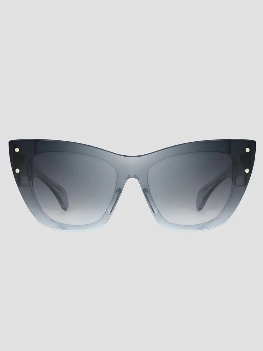 New BUGATTI 48L SCRY Cat-Eye Gradient Grey Crystal Women Sunglasses Authentic